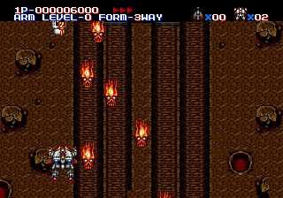 Musha Aleste screenshot 5 for Sega Mega Drive